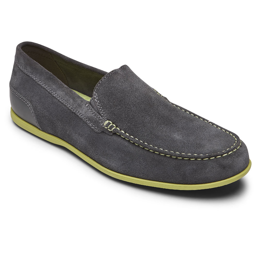 Rockport Slip-Ons Herre Mørke Grå - Malcom Venetian - XHJS60184